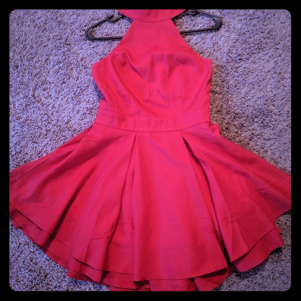 Fun and flirty red Lulu's dress
